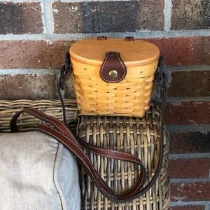 Longaberger Small Saddlebrook Basket Purse